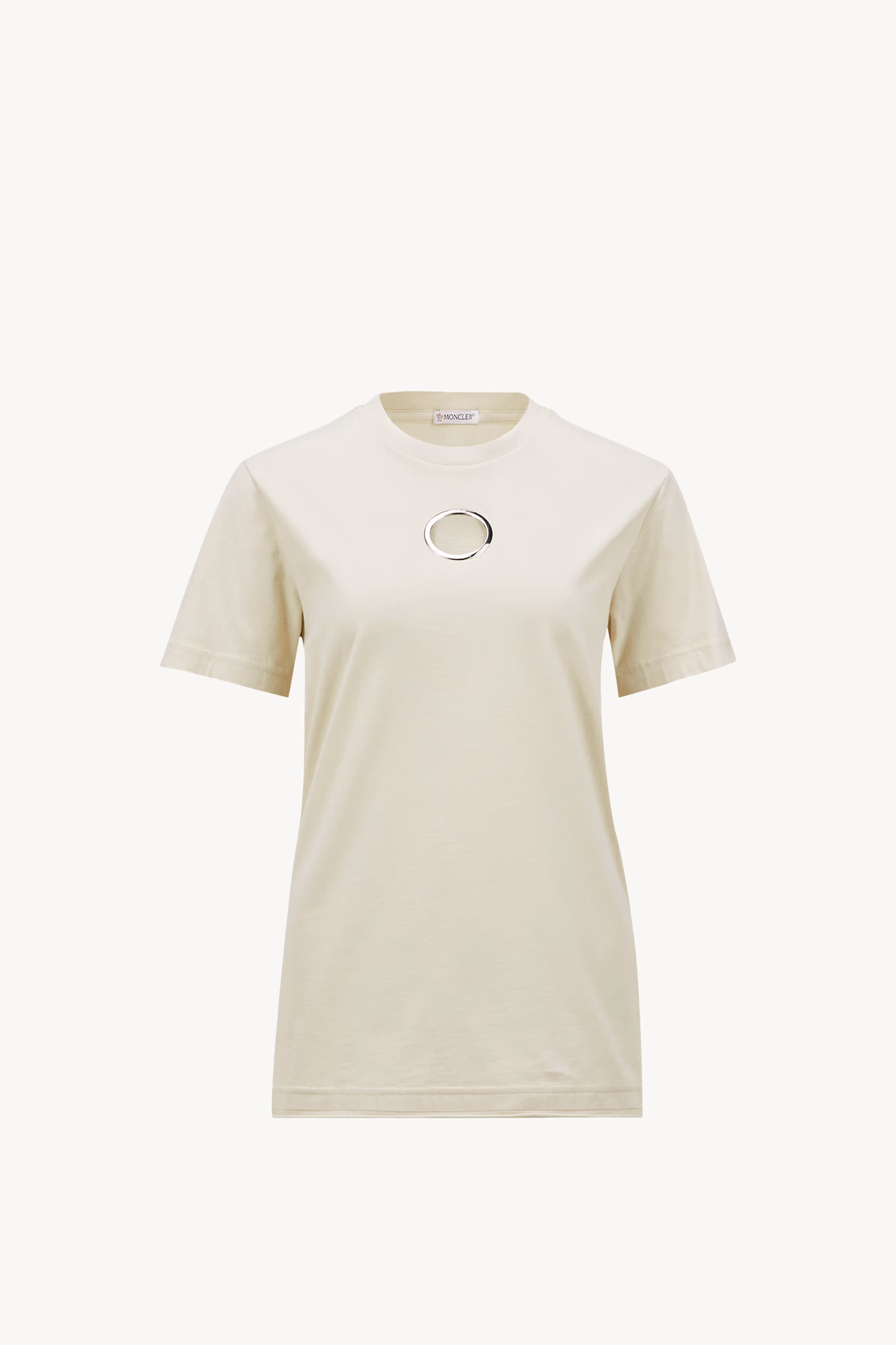 T-shirt en coton à œillet Moncler x Willow Smith Femmes Blanc Ivoire Moncler 2